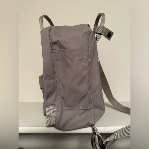 Fjallraven Mini Kanken backpack in Fog - Picture 2 of 8